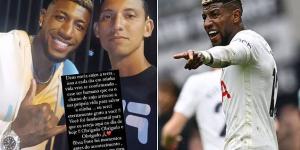 'He was about to shoot me, I pushed him and he shot in the air... then the cop shot him': Tottenham star Emerson Royal tells of how he feared for his life in a gun fight at 3am at a nightclub in Brazil