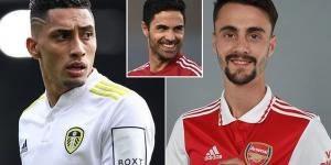 Leeds will reject Arsenal's opening offer for winger Raphinha as they hold out for £60m valuation... with the north London club looking to strike again in the market after sealing £34m deal for Fabio Vieira