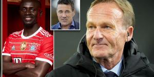 Borussia Dortmund CEO Hans-Joachim Watzke slams 'arrogant IDIOTS' in response to Dean Saunders' comments that Sadio Mane is 'ruining his best years' by leaving Premier League Liverpool for the Bundesliga 
