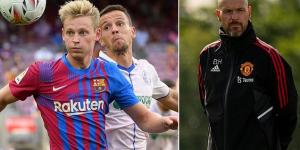 Frenkie de Jong will be a bargain if Manchester United sign him for £55m... the Dutch midfielder has had success with Erik ten Hag and his versatility can help the rebuild at Old Trafford