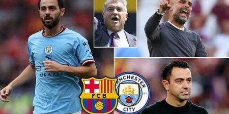 Manchester City DISMISS reports they have accepted a £46m bid from Barcelona for Bernardo Silva - as the Premier League champions battle to keep the Portuguese star, who would be valued at more than £80m if he did leave