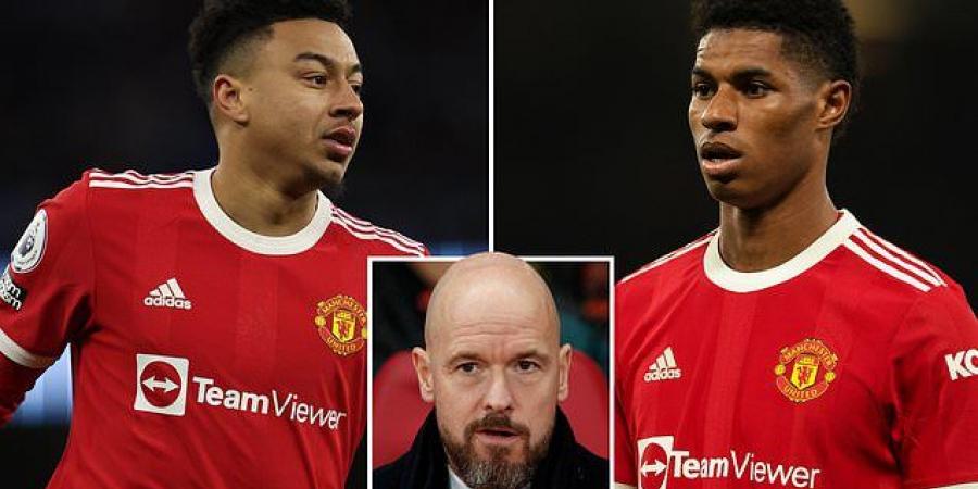 Marcus Rashford 'is aiming to reignite his career with Manchester United and England after talks with Erik ten Hag'... and the incoming boss 'wants to speak' to Jesse Lingard' over staying at the club