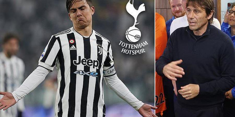 Tottenham turn down chance to sign Paulo Dybala after the Argentine, 28, demanded £280,000 a week to join on a free transfer after his contract expires at Juventus this month