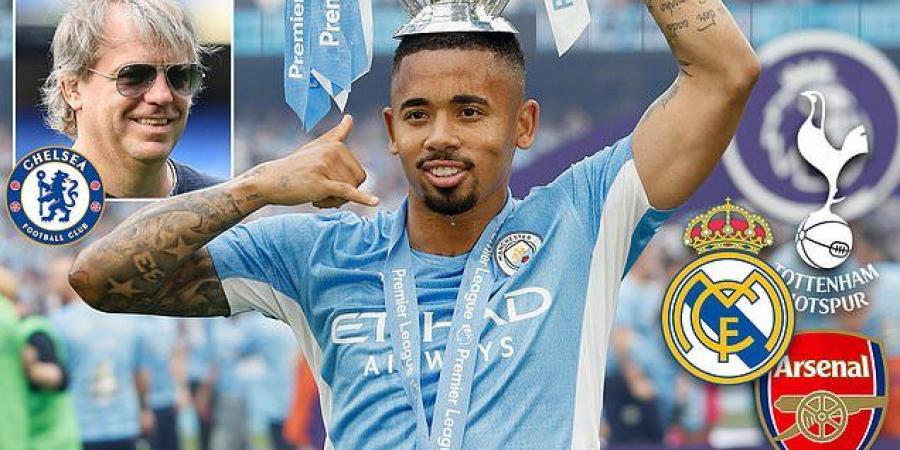 Real Madrid fear CHELSEA have now entered the fight to sign Gabriel Jesus from Man City, with new owner Todd Boehly 'preparing a formal proposal' for the striker also wanted by Arsenal and Tottenham