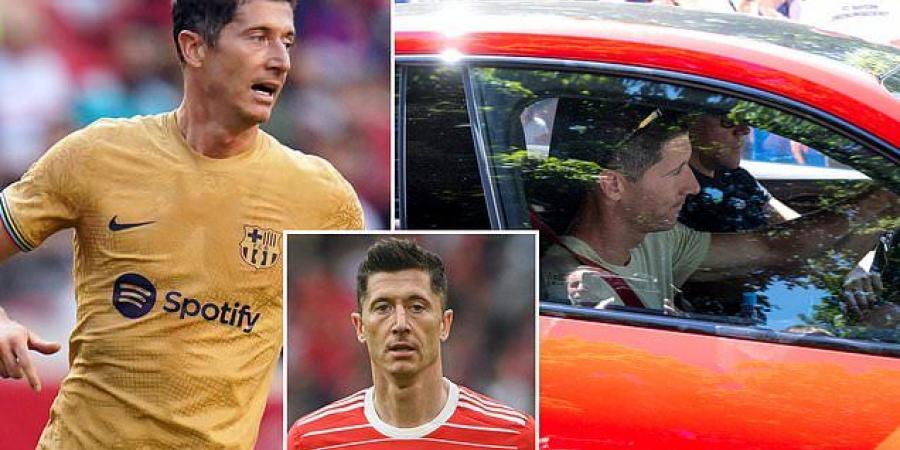 Robert Lewandowski returns to Bayern Munich 'to say goodbye properly and speak to sporting director Hasan Salihamidzic' after slamming the club for making up 'bulls**t' about him following his exit to Barcelona