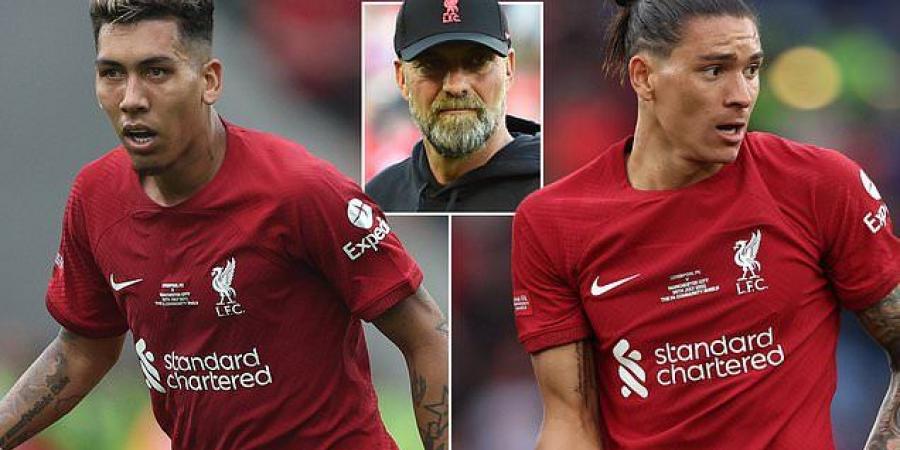 Jamie Carragher warns Jurgen Klopp he must keep Roberto Firmino at Liverpool this season or risk getting 'caught short' in the title race... as he admits doubts over whether Darwin Nunez will need 'time to settle' after £85m move 