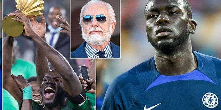 'Not everybody has the same idea': Chelsea's Senegalese star Kalidou Koulibaly bites back at Napoli owner Aurelio De Laurentiis' lack of 'respect' over his shocking AFCON rant