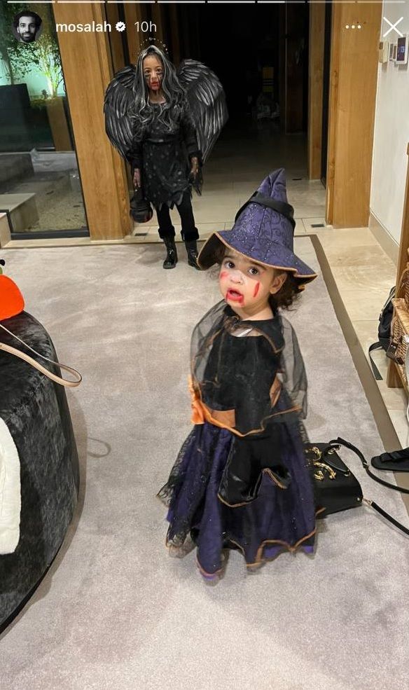 Mohamed Salah Daughters, Halloween Embed Only