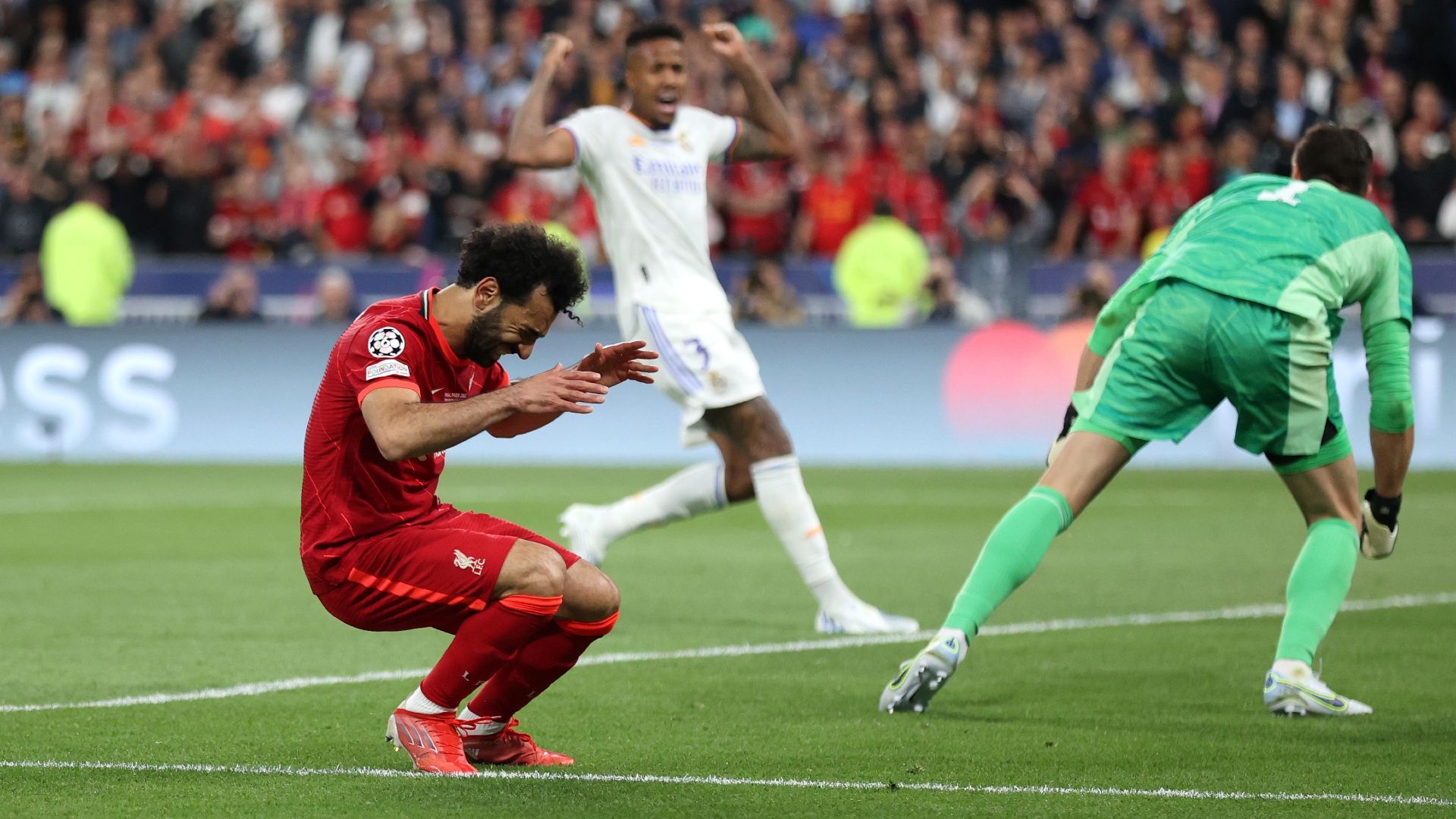 Mohamed Salah Liverpool Real Madrid Champions League final 2022