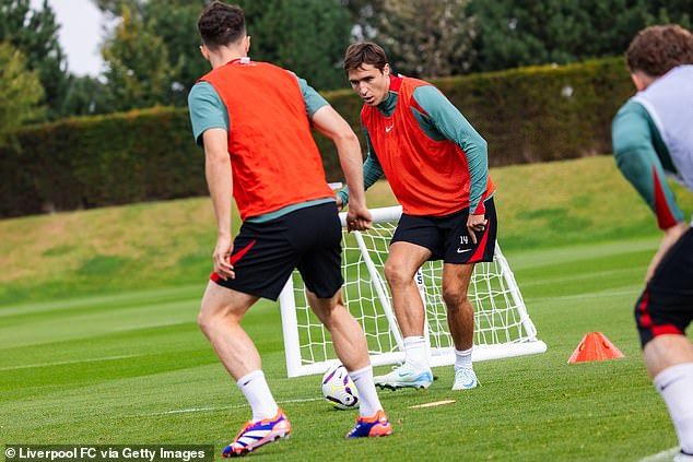 Federico Chiesa has trained with Liverpool's Under-21 squad during the international break