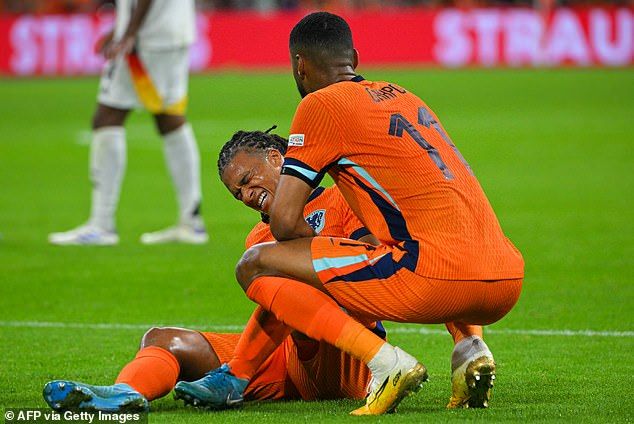 Nathan Ake appeared to suffer a serious injury playing for the Netherlands on Tuesday night