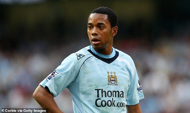 Former Man City forward Robinho, 40, is currently incarcerated in his home country of Brazil