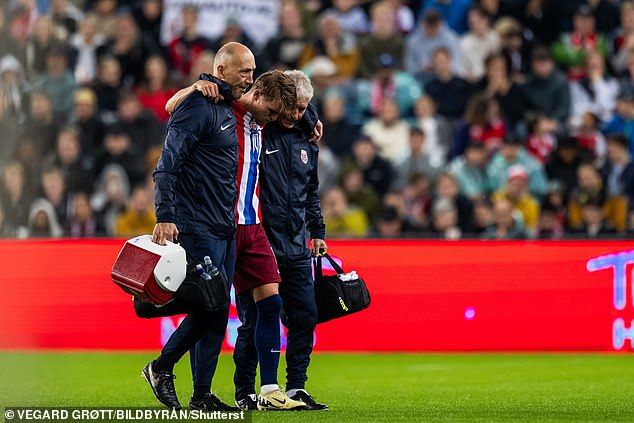 Martin Odegaard is reportedly set to miss at least three weeks of action with an ankle injury