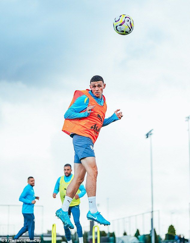 Phil Foden returned to Manchester City training on Wednesday after his absence due to illness