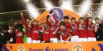 Man United U18s secure a league and cup double after victory against rivals Man City - as new technical director Jason Wilcox watches on alongside Red Devils legend Wayne Rooney