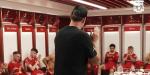 Jurgen Klopp addresses his Liverpool players for the final time in emotional dressing room scenes... as his nine-year reign at Anfield comes to an end: 'I'm so proud of you'
