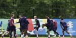 England's non-playing squad members - plus Kobbie Mainoo - report for training the day after Serbia win, but Luke Shaw remains out