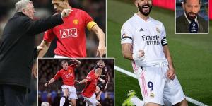 Sir Alex Ferguson was so desperate to sign Karim Benzema 'Lyon officials had to PULL him away in the tunnel', reveals Rio Ferdinand - before French star later snubbed Manchester United for Real Madrid 