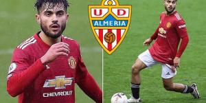 Manchester United youngster Arnau Puigmal is set to leave Old Trafford four years after beating Barcelona to the highly-rated midfielder's signature... with Almeria favourites to sign the Spaniard