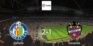 Getafe prevail in a narrow 2-1 home victory against Levante