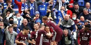 English football gets back on its feet as 21,000 returning fans witness Leicester City light up Wembley with tears, cheers and a memorable strike in magical FA Cup Final triumph