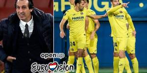 Villarreal relieved after being given more preparation for Europa League final against Man United as LaLiga makes U-turn on game with Real Madrid.. after TV companies had initially prioritised Eurovision!