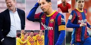 Barcelona had LaLiga in their hands before a dramatic collapse put them on a funeral march into uncertainty... they NEED a striker NOW, Ronald Koeman must stop being so cautious and teenage star Pedri needs help