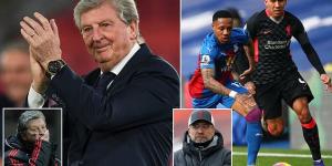 Roy Hodgson is out to spoil Liverpool's top-four party as he looks to end with a bang on his Crystal Palace swansong... he was sacked after a dismal six months at Anfield 10 years ago but would love to haunt them on the season's final day