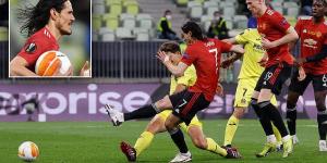 EUROPA LEAGUE FINAL LIVE - Villarreal vs Manchester United: Edinson Cavani fires Solskjaer's side level early in the second half after Gerard Moreno gave Spaniards the lead against run of play