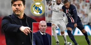 Mauricio Pochettino 'is Real Madrid's No 1 choice to replace Zinedine Zidane' as they join Tottenham in chase for Argentine who is frustrated by lack of control at PSG 
