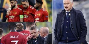 'We didn't turn up': Manchester United were not good enough in Europa League final against Villarreal, admits Solskjaer after penalty shootout defeat... and boss calls on 'disappointed' dressing room to 'taste' feeling to avoid a repeat 