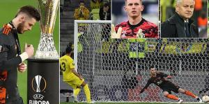 Ole Gunnar Solskjaer admits he DID consider subbing on Dean Henderson because of David de Gea's poor penalty record but was 'confident' in the Spaniard because they'd prepared him for it... but he then conceded ALL 11 spot-kicks