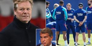 Ronald Koeman set to remain as Barcelona manager but only after taking a pay cut with Dutchman poised to put pen to paper on new contract