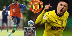 Manchester United will have to BREAK the British transfer record to sign Jadon Sancho with Dortmund holding out for a fee above the £89m they paid to get Paul Pogba