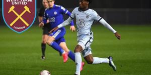 West Ham 'agree deal to sign Chelsea midfield prodigy Pierre Ekwah and will announce the 19-year-old's arrival on Wednesday' after the former France youth international scored as a trialist against Arsenal Under-23s