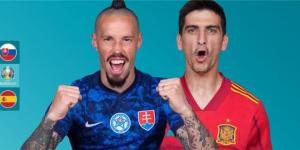 موعد والقنوات الناقلة ومعلق مباراة إسبانيا وسلوفاكيا اليوم في يورو 2020