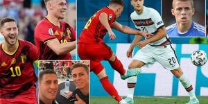 Eden who? Thorgan Hazard has finally leapt out of his brother's shadow at Euro 2020 after playing second fiddle for years with Chelsea and Belgium - and he can be the main man at Dortmund too now Jadon Sancho is off