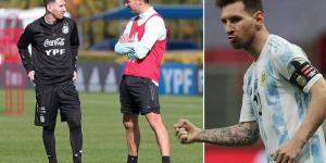 Lionel Messi has NOTHING to prove for Argentina as he bids to win his first title for his country in Copa America final against Brazil, as coach Lionel Scaloni insists 'win or don't win... he will continue being the best footballer in history' 