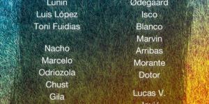 قائمة ريال مدريد لمواجهة رينجرز