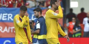 مدافع برشلونة يتعرض للإصابة أمام شتوتجارت