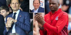 Crystal Palace able to splash the cash this summer after making wealthy American entrepreneur John Textor the club's fourth co-owner... with debt reduced by £50m and extra £40m raised helping them to reshape their squad - and MORE signings are likely