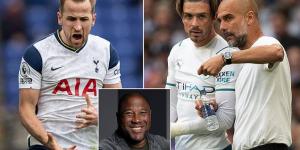 Manchester City should have signed Harry Kane and NOT Jack Grealish, claims Liverpool legend John Barnes as he insists the former Villa star 'doesn't improve' Pep Guardiola's champions