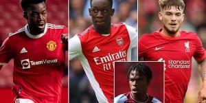 An 18-year-old trying to gatecrash Liverpool's front three, a striker who could end Arsenal's goal woes and the midfielder hoping to outshine Aston Villa's new signings... 10 exciting youngsters who could break through in the Premier League this season