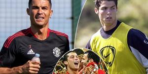 Cristiano Ronaldo picture special: From the skinny kid at Carrington in 2003 to the toned veteran back and ready for more in 2021... the highs and lows of his Man United career ahead of his second debut
