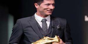 ليفاندوفسكي يتوج بجائزة "الحذاء الذهبي" كأفضل هداف في أوروبا