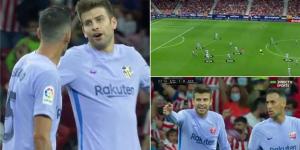 بيكيه يكشف حديثه مع بوسكيتس بعد هدف ليمار في مباراة برشلونة وأتلتيكو مدريد