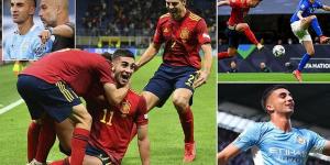 Ferran Torres could be the answer to Man City's striking problems... he showed his natural finishing ability for Spain against Italy and has all the attributes to convert from a winger like Cristiano Ronaldo did