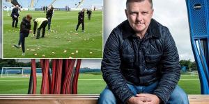 Coventry boss Mark Robins has taken team from depths of bottom tier and plastic porcine protests to Premier League day-dreams - despite club having no money and no home 