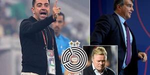 Al Sadd are 'ANGRY' with how Barcelona have 'treated the deal as done' for Xavi to replace Ronald Koeman as manager... just days after the Qatari club tweeted that the coach has a two-year contract to fulfil
