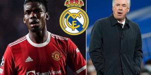 Real Madrid 'to remain attentive' to Paul Pogba's contract situation in the coming months as Spanish giants 'continue to target him on a free transfer' - with his future set to be away from Manchester United